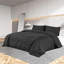 Black Egyptian Quality Cotton Traditional Duvet Cover Set-1459798338-1459798351