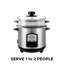 SQ Professional Lustro Stainless Steel Rice Cooker with Steamer-100865888