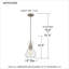 Luminaire suspendu 1 lumière Angelita-1043759134