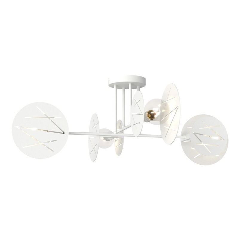 Davine Flush Mount, White