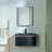 WOODBRIDGE 30" Wall Mounted Floating Bathroom Vanity With Premium Black Sintered Stone Top-123259341