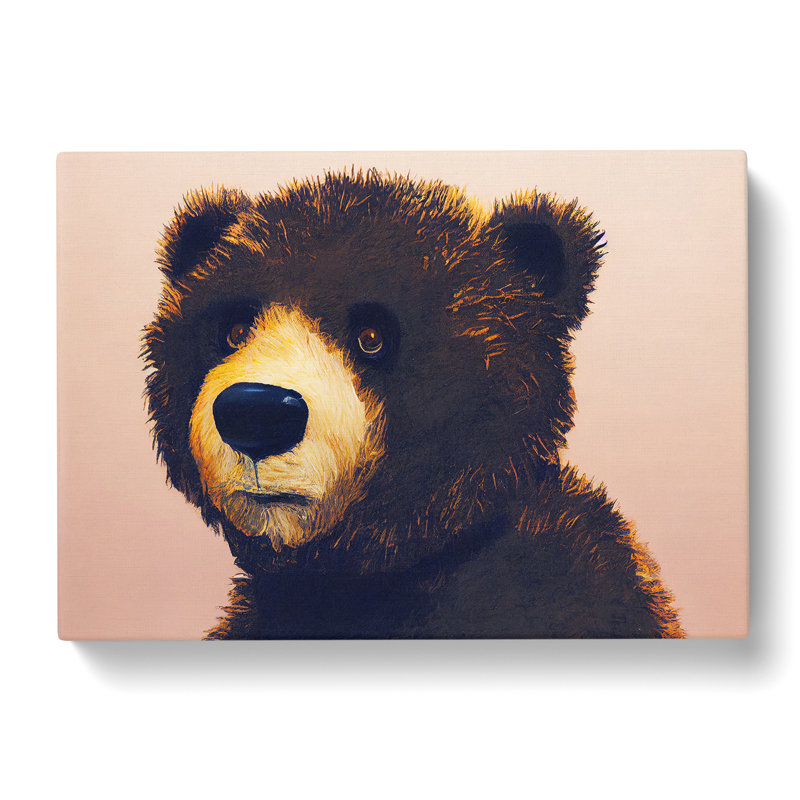 Effervescent Teddy Bear - Wrapped Canvas Print, 35cm H x 50cm W x 3cm D