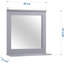 Geva Flat Makeup / Shaving Mirror with Shelves