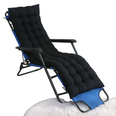 61"X19" Deck Lounge Chair Cushion Soft Seat Patio Cushion Covers Seat Pad Recliner Mat