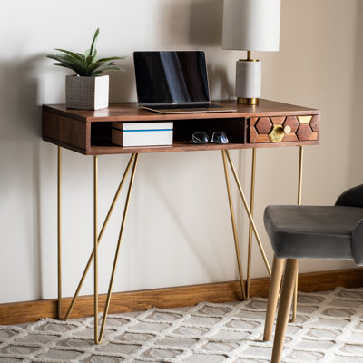Bureau en bois massif Kershaw