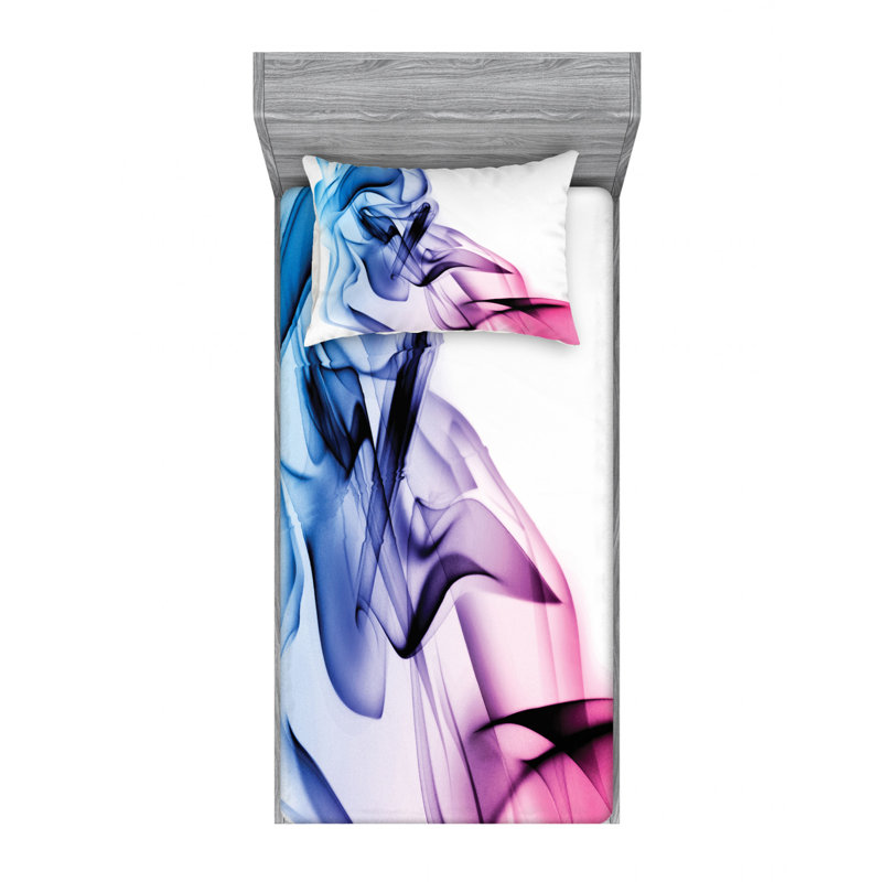Microfiber Sheet Set, Twin Sheet Set with Fitted Sheet