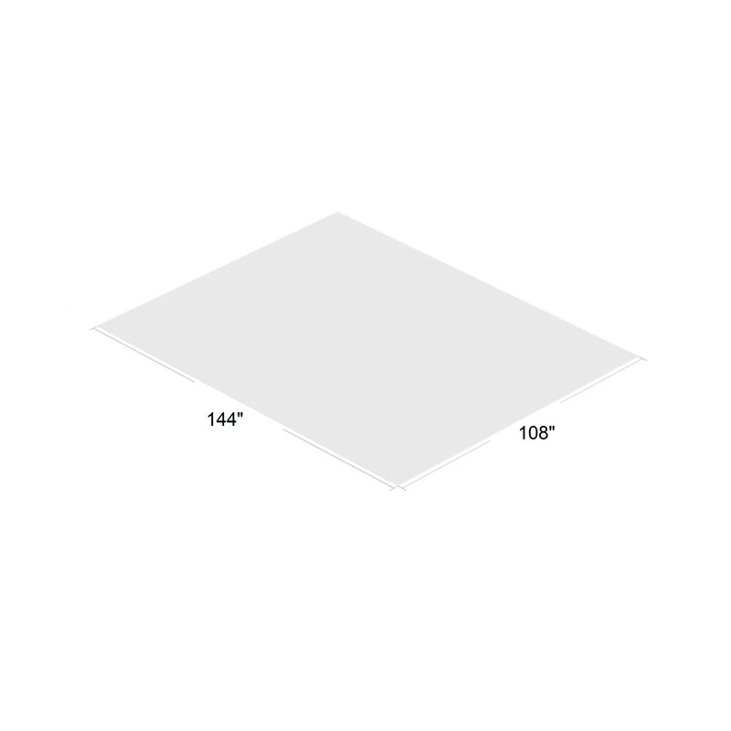 Sous-tapis antidérapant d'intérieur Neillsville (0,07 po), Rectangle 9 pi x 12 pi
