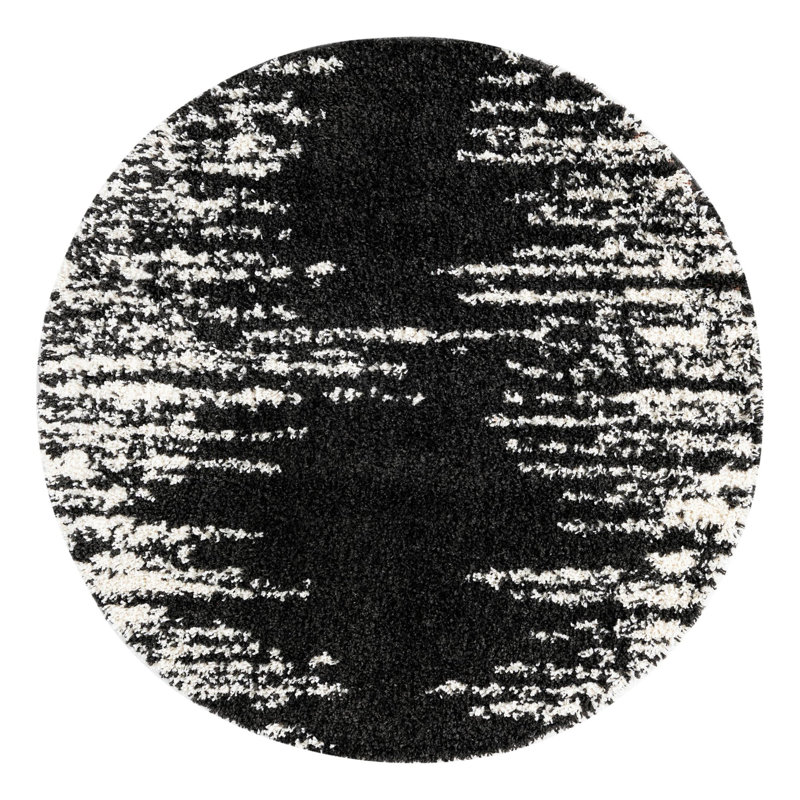 Knupp Abstract Indoor Rug, Round 5'3"