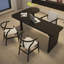 62.99" Black Rectangular Solid Wood desk-108954308-108954306
