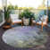 Machine Washable Indoor/Outdoor Cinead ACN1674 Lavender Rug
