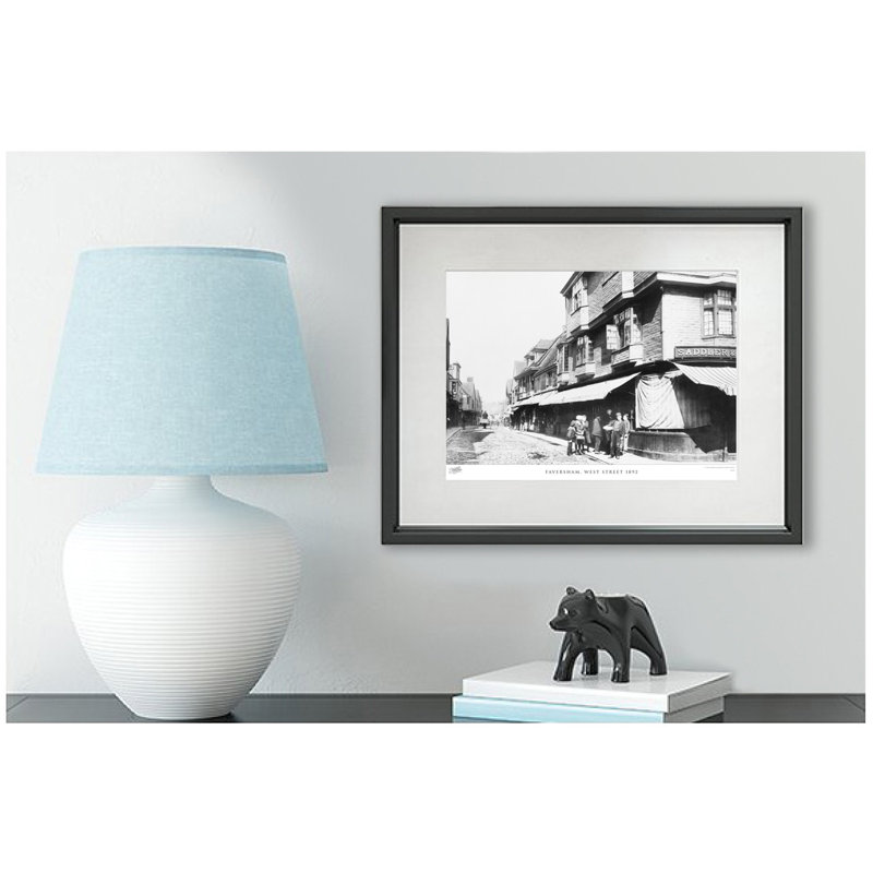 Faversham, West Street 1892 - Single Picture Frame Print, 40cm H x 50cm W x 2.3cm D