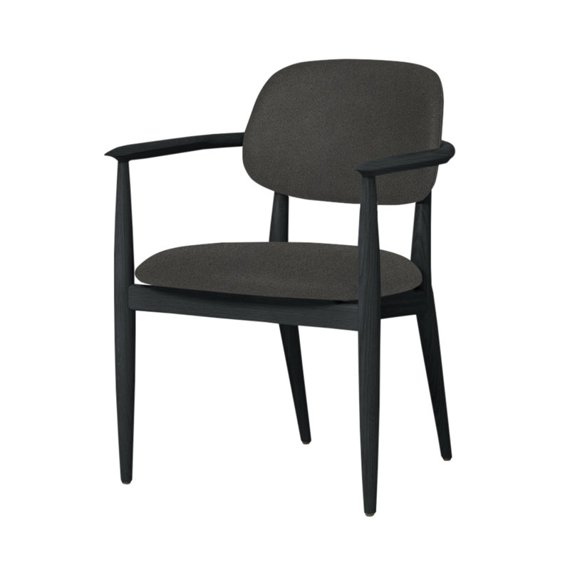 Slow Arm Chair, Gray Oak, L493 Sanfor Putty 3479