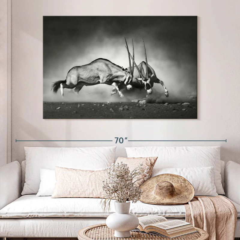 Brampt Wildlife Combat, 34" H x 51" W