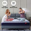 Ressorts ensachés de matelas moyen hybride-117250297