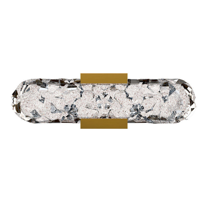 Andean 1 - Light LED Vanity Light, Aged Brass