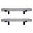Emerald Lee 2 Piece Oak Bracket Shelf-94578601-94491076
