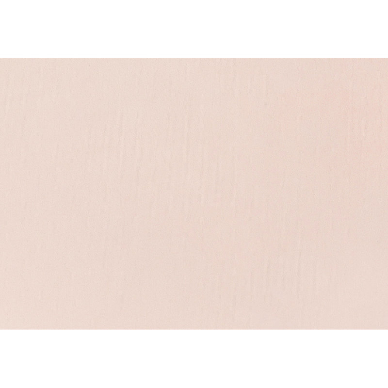 Grand lit moderne en velours rose avec pieds inclinés et rembourrage en mousse de style contemporain à oreilles