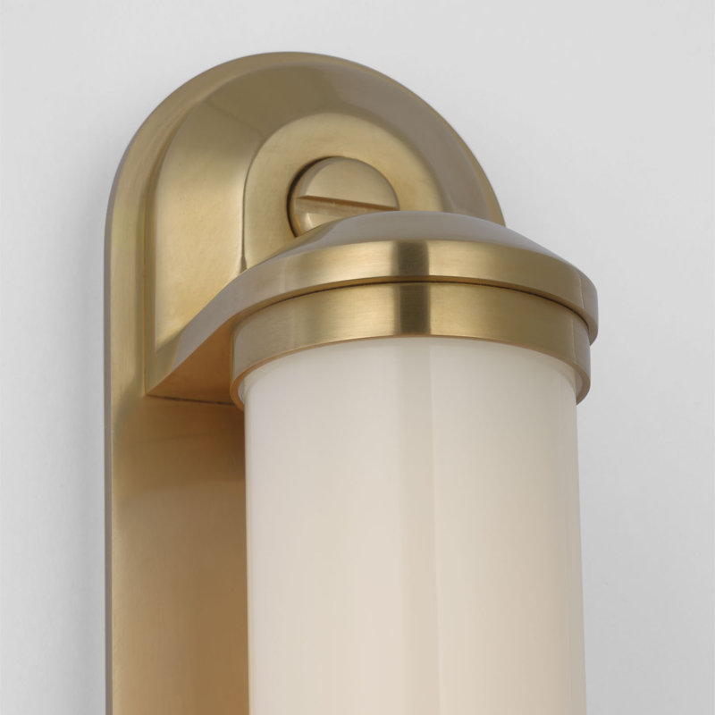 Ralph Lauren Belgrave 32" Linear Bath Light, 18" H x 3" W x 3.75" D, Natural Brass, 1200 W