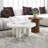 Sanat End Table, Brown Finish