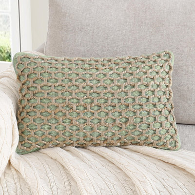 Ablo Textured Cotton Throw Pillow