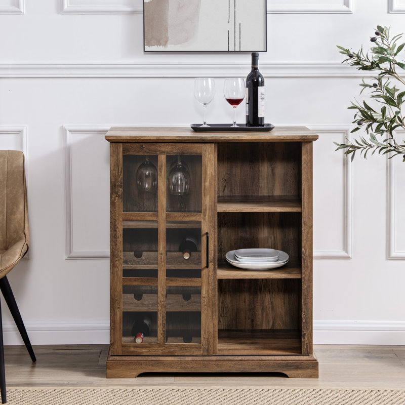 Macaire 80cm Bar Cabinet, Barnwood