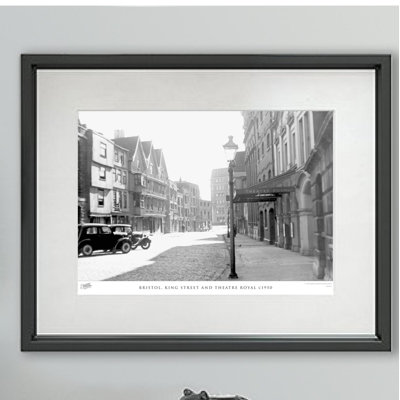 Bristol, King Street And Theatre Royal C1950 - Single Picture Frame Print