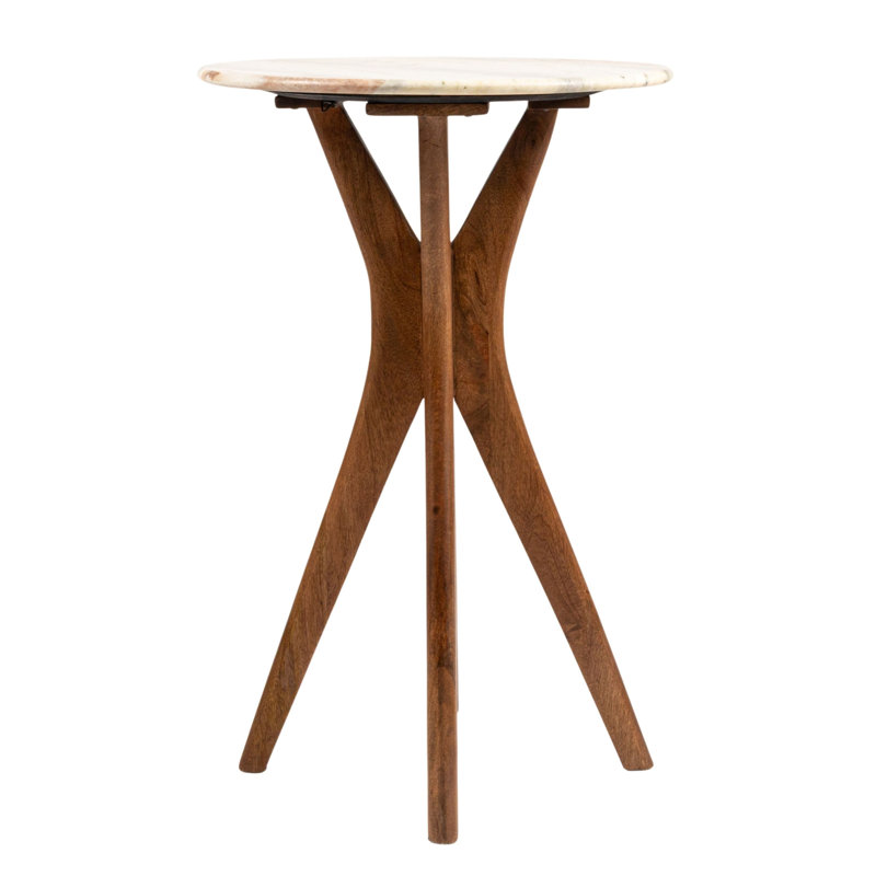Table d'appoint Owen, Brun / Noyer