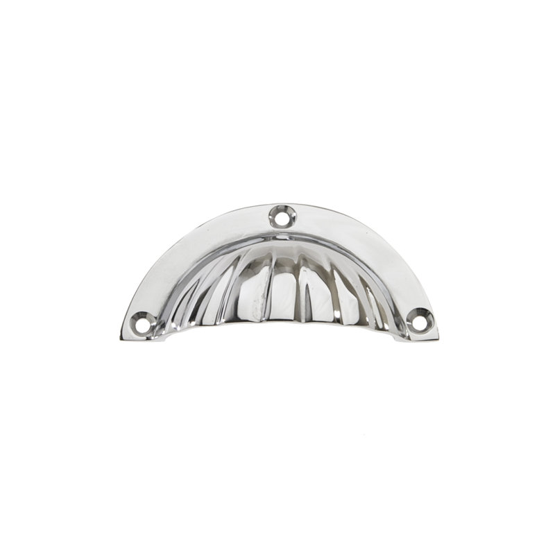 Kandice Cup/Bin Handle, Polished Chrome