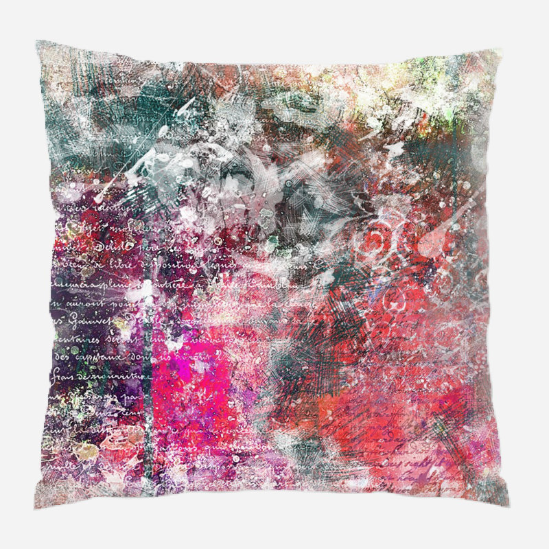 Sharice Throw Pillow, Microsuede, Indoor