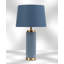 Cylinder 55cm Metal Ceramic look Table Lamp-47219207-47219204