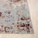 Rust/Gray Industrial Distressed Abstract Machine Washable Rug