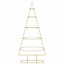 Metal Christmas Tree with Stand Gold Powder-coated steel-1712149304