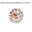 Horloge murale rose 12 "x 12"