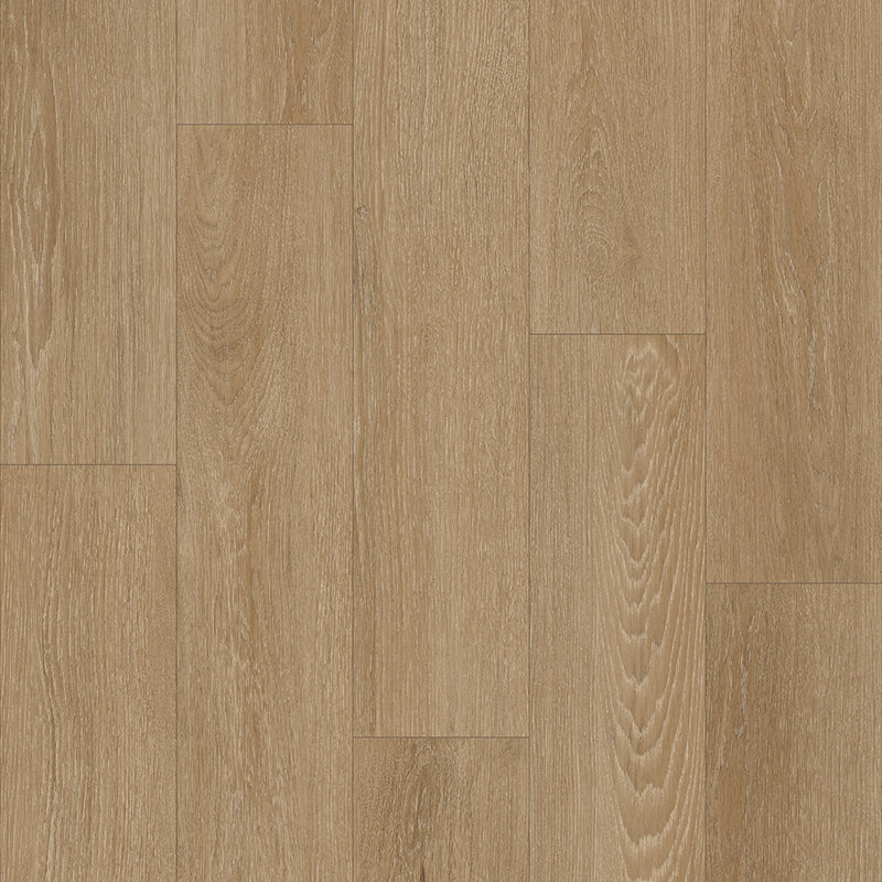 Maple 7.2" x 48.0" x 5mm Waterproof SPC Luxury Vinyl Plank, Light Brown