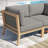 Modway Clearwater Outdoor Patio Teak Wood Loveseat-688855131