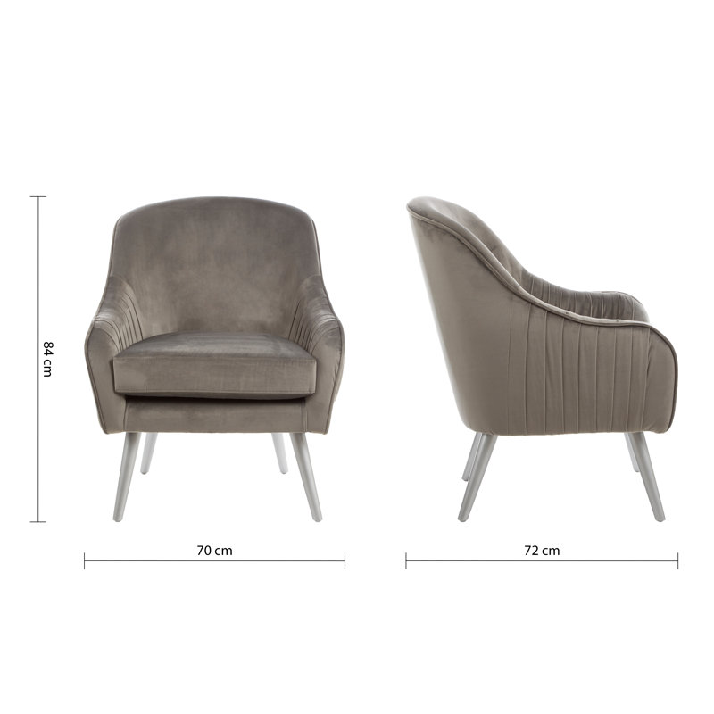 Alivia Velvet Barrel Chair