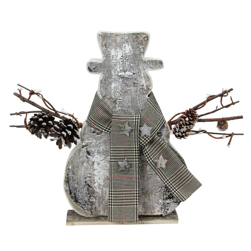Décoration de Noël en forme de bonhomme de neige 11,75 po