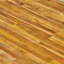 Table de salle à manger d'extérieur en bois d'acacia, finition teck sablé et noir