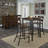 Emelyn Square with Steel Base Dining Table