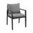Trosclair 7 Piece Outdoor Patio Dining Table Set in Aluminum with Grey Cushions-104596852
