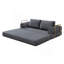 Boneless Convertible Sofa Bed, Folding Floor Couch With Corduroy Fabric And Pillows, Multi-Functional For Living Room And Bedroom-1655025647