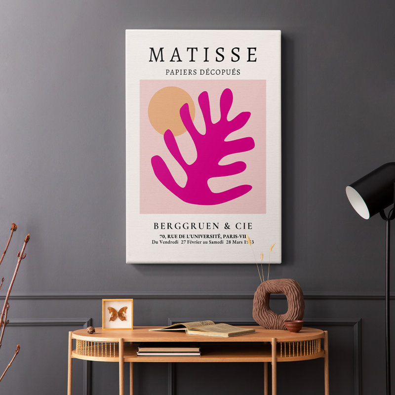 Matisse CLIV, reproduction encadrée - galerie Cavas, H 27 po x l 18 po