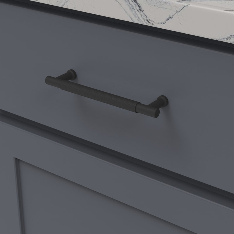 Verge Bar Pull, Matte Black, 5 1/16''