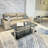Clate Glass Top Coffee Table-99322818-99322815