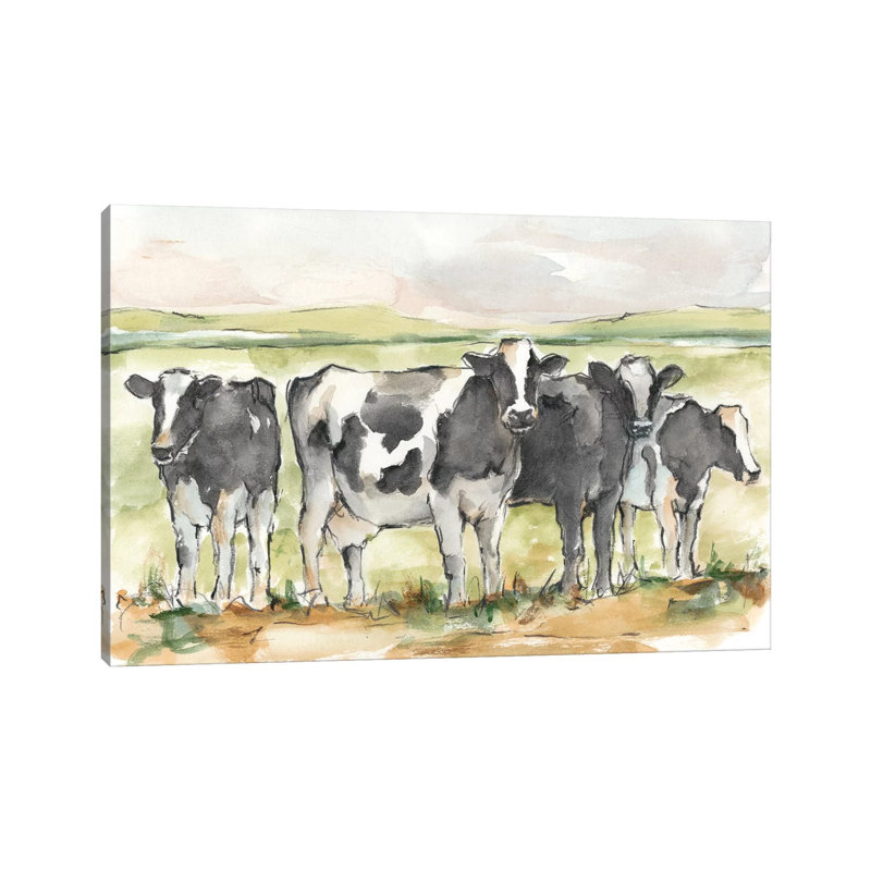 Field Days I by Ethan Harper - Wrapped Canvas Painting, 20.32cm H x 30.48cm W x 1.9cm D