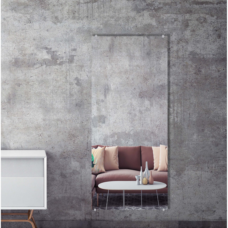 Zarrea Flat Wall Mirror, 25" x 60"