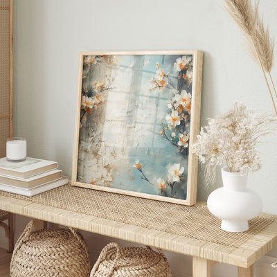 «Floral Flowers and Paint II», reproduction d'art asiatique sans cadre