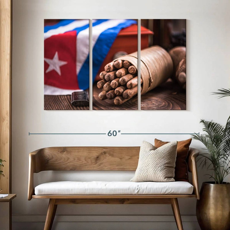 Senne Best Cuban Cigars, 32" H x 50" W