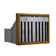 30 in. 600 CFM Wall Mounted Range Hood with Gold Accents