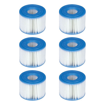 Intex 29001E PureSpa Type S1 Easy Set Pool Filter Cartridges (6 Filters)